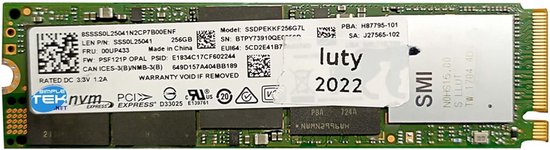 Interne SSD - Solid State Drive - Snelle Opslag - PCIe Gen4 Interface - M.2 2280 - Groen