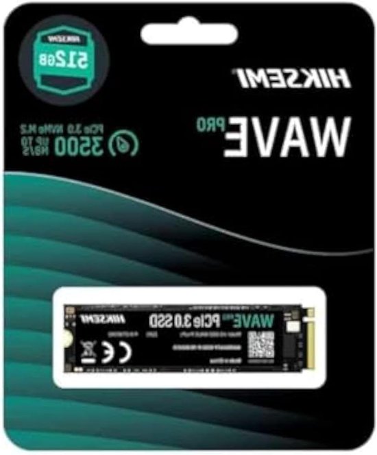 Interne SSD - Solid State Drive - Snellere Computer - NVMe PCIe Gen 3 - 512 GB - Zwart