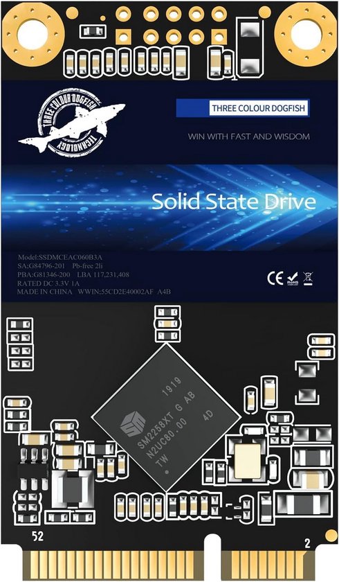 Interne SSD - Solid State Drive - Snellere Computer - Verbeterde Stabiliteit - 16 GB - Msata