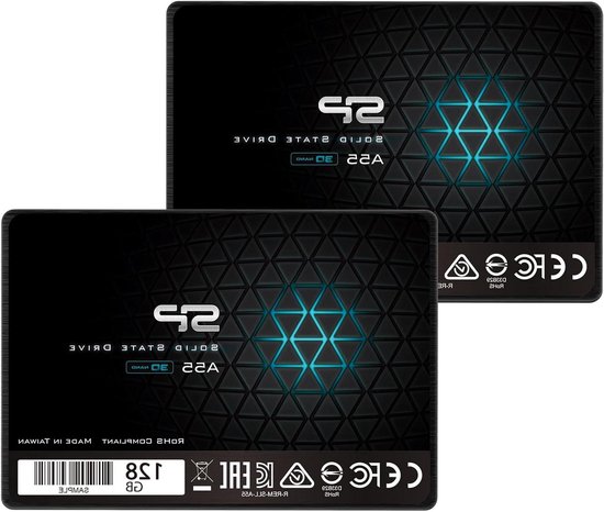 Interne SSD - Solid State Drive - Snellere PC - 3D NAND Flash - 2.5 inch - Zwart
