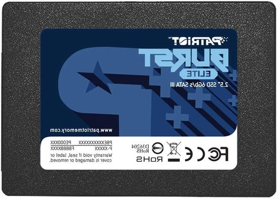 Interne SSD - Solid State Drive - Snellere PC - Energiezuinig - 2.5 inch - Zwart