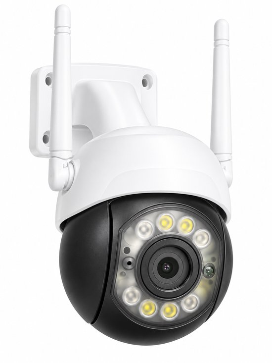 IP Beveiligingscamera - Wifi en LAN - Draaibare Camera - Yi IoT App - Inclusief Adapter - Wit/Zwart
