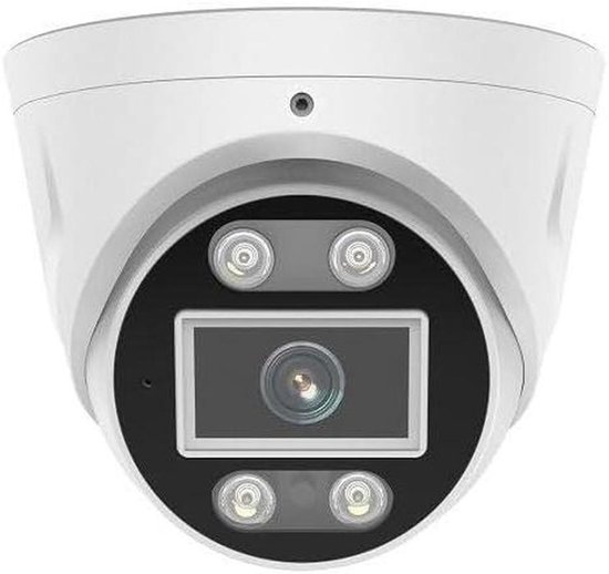 IP Camera - Beveiligingscamera Dome - Woning Beveiligen - 5MP Resolutie - 12 Volt - Wit