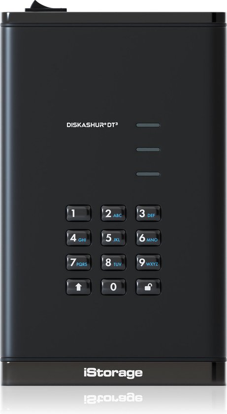 iStorage diskAshur DT3 HDD – externe harde schijf – 24TB – USB – 256-bit – Zwart van Merkloos