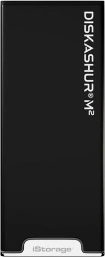 iStorage diskAshur M2 - externe harde schijf - M2 SSD - 240 GB - USB - 256-bit - Zwart van Merkloos