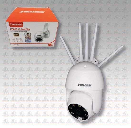 ISWISS WIT - Camera Beveiliging - Binnen & Buiten - Beveiligingscamera van ISWISS