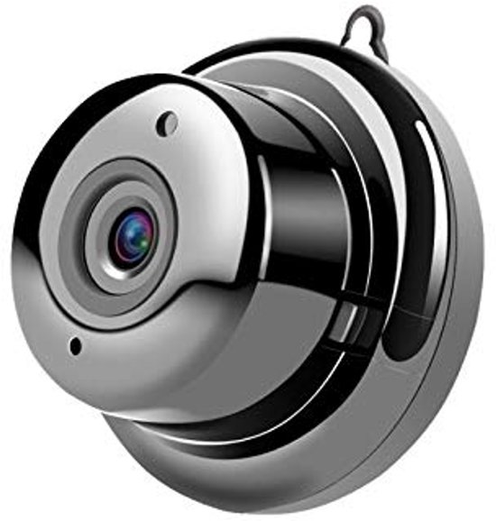 JeiibrZui WiFi-Beveiligingscamera - HD 1080P Verborgen Camera - Bewegingsdetectie En Nachtzicht + App Bediening - 1 Stuks - Thuis/Kinderverzorging/Zwart van JeiibrZui