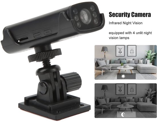 Jhubersproducts - Beveiligingscamera - Smart WIFI - Nachtzicht - Indoor - Cyclische Video-opname - 1080P - Veiligheidsoplossing voor thuis - Compact m