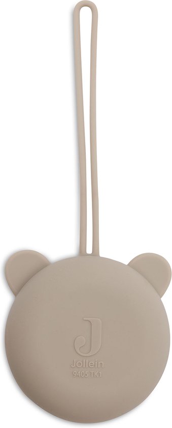 Jollein Baby Speenhouder Siliconen - Ø7cm - Olive Green van Jollein