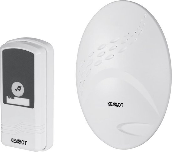 Kemot URZ2007 Ellipse draadloze deurbel Plug & Play