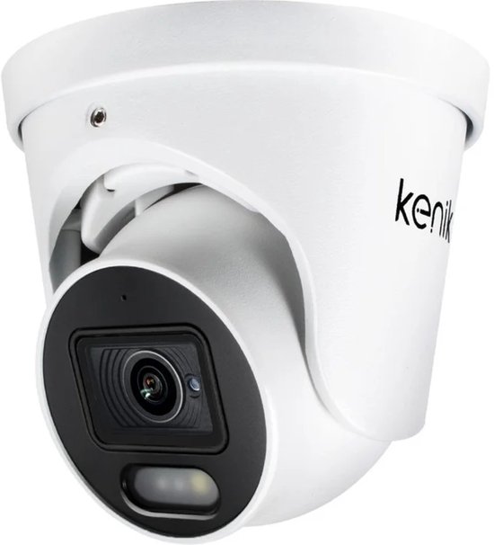 Kenik IP-camera, resolutie 5 MP bij 20 fps, intelligente beeldanalyse, Smart IR-spot, ingebouwde microfoon, koepelbehuizing, KG-530DPA-L-G