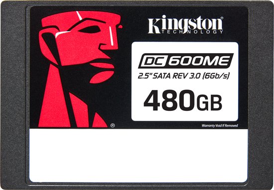 Kingston Technology 480G DC600ME (gemengd gebruik) 2,5 inch Enterprise SATA SSD