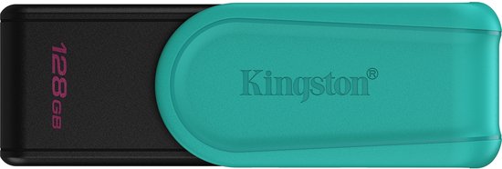 Kingston Technology DataTraveler 128GB Portable USB 3.2 Gen 1 Exodia S (Black/Turquoise) van Kingston
