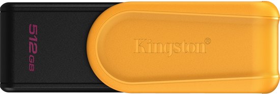 Kingston Technology DataTraveler 512GB Portable USB 3.2 Gen 1 Exodia S (Black/Yellow) van Kingston