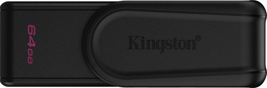 Kingston Technology DataTraveler 64GB Portable USB 3.2 Gen 1 Exodia S (Black/Black) van Kingston