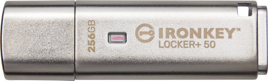 Kingston Technology IronKey Locker+ 50 USB flash drive USB Type-A 3.2 Gen 1 (3.1 Gen 1) Zilver van Merkloos