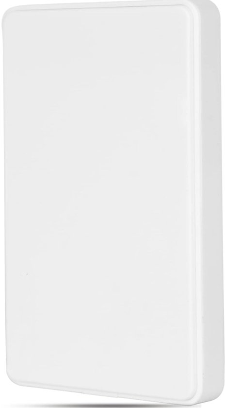KIRA® Harde Schijf - Ultradunne Draagbare Harde Schijf - Draagbare Harde Schijf voor PC, Laptop & Console - Wit - 12cm x 8cm x 1cm