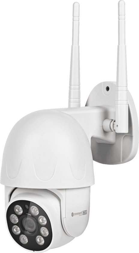 Krüger&Matz Beveiligingscamera - WiFi - Camerabewaking Buiten - 5 Megapixel - C30 - Wit van Merkloos