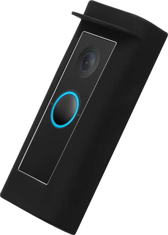 kwmobile hoes voor video deurbel - geschikt voor ring Video Doorbell Pro - Siliconen case ter bescherming - In zwart