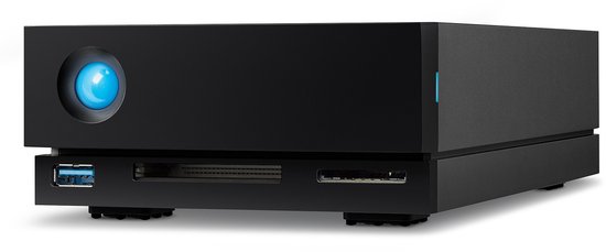 LaCie 1big Dock externe harde schijf 18 TB 7200 RPM USB Type-A / USB Type-C Zwart van LaCie