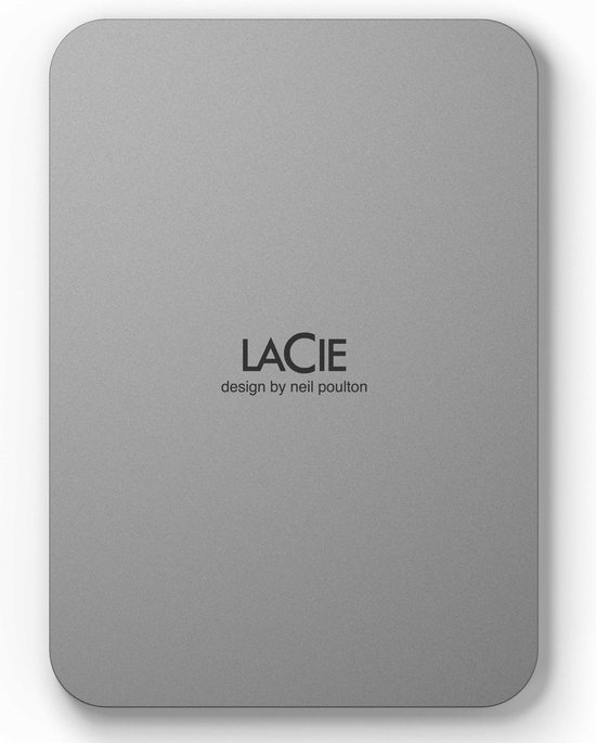 LaCie Mobile Drive (2022) - Externe Harde Schijf - 5 TB - Zilver van Merkloos