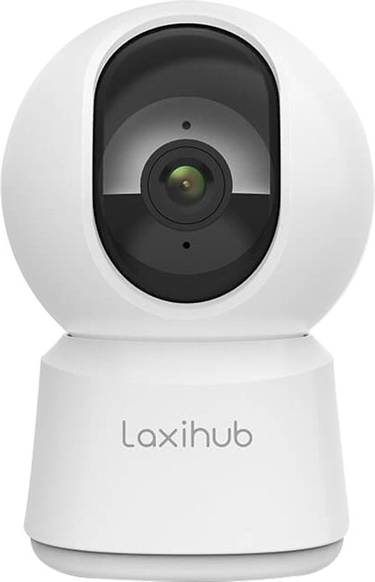 Laxihub 4MP Wifi Beveiligingscamera Voor Binnen - Huisdiercamera - Babyfoon - Beweegbaar - Dual-Band Wifi - Draadloos - Full360° bewaking - Geen Blinde Vlekken - Geen Maandelijkse Kosten - HD - Besturing via NL of FR App - Onvif van Laxihub