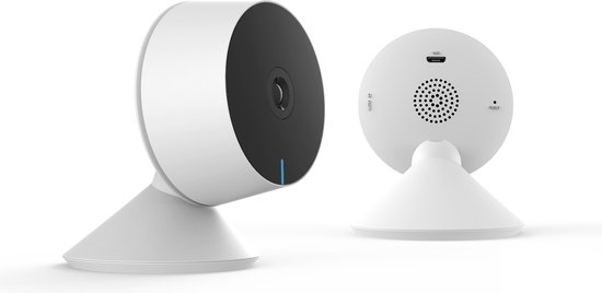 Laxihub M1 Duo Pack - Beveiligingscamera - 2 Indoor Wifi Camera's met bijgeleverde 32 GB SD-kaarten van Laxihub