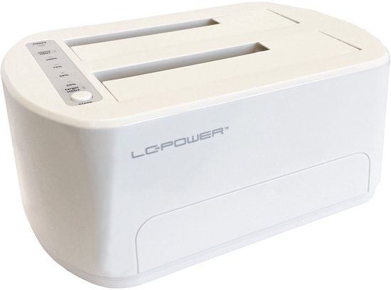 LC-DOCK-U3-VI Docking- en kopieerstation, 2x 2,5"/3,5" SATA, USB 3.0 van Merkloos