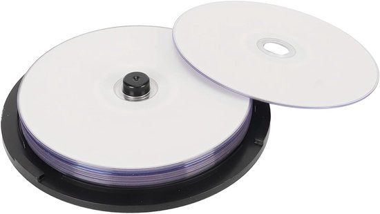 Lege DVD-R Schijfjes 4.7GB, 16x Snel, Ideaal voor Opname en Archivering van Muziek, Video's en Foto's (10 Stuks)
