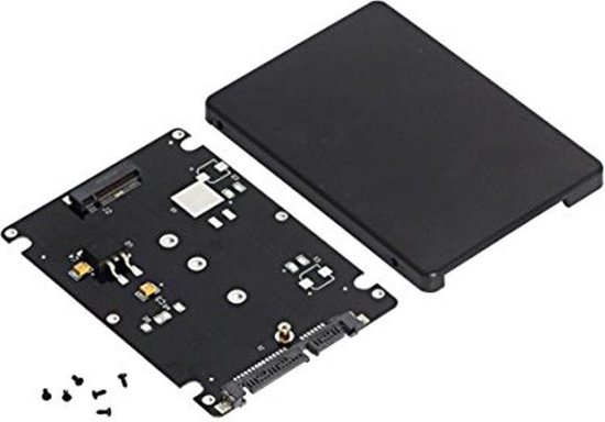 Let op type!! M. 2 NGFF SSD aan 2 5 duim SATA III adapter kaart met dekking