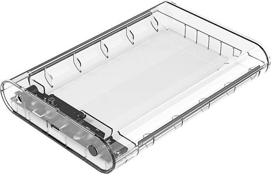 Let op type!! ORICO 3139C3 USB 3.1 Type-C externe behuizing voor 3.5 inch SATA HDD harde schijf (transparant)
