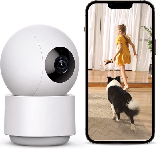 Lexium Babyfoon met camera en app - Babyfoon met camera en app wifi - Baby monitor - Babyfoon met app - Baby camera van Lexium