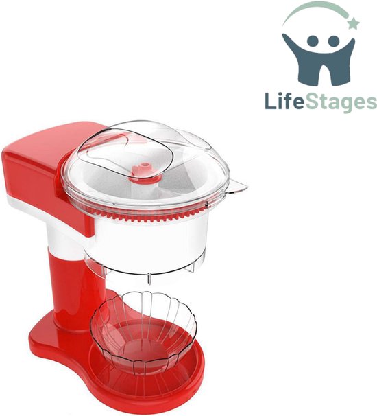 LifeStages - Slush Puppy Maker - Elektrische Ijsbreker - Slushy-Maker - Slush-Machine - IJsblokjesbreker voor Thuis, Bar, Keuken - Geschaafd IJs Sneeuwbollen Slushies van LifeStages