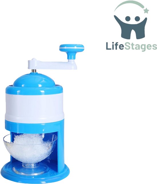 LifeStages - Slush Puppy Maker - IJsshaker - IJsslushmachine - IJsschaafmachine met Sneeuwslushmachine - Ideaal voor Smoothies en Gemalen Ijs - BPA-Vrij van LifeStages