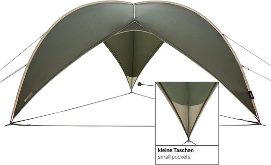 Light Lime trekking paviljoen, licht (3,8 kg), kleine verpakkingsmaat (55 x 18 x 16 cm) van Frilufts