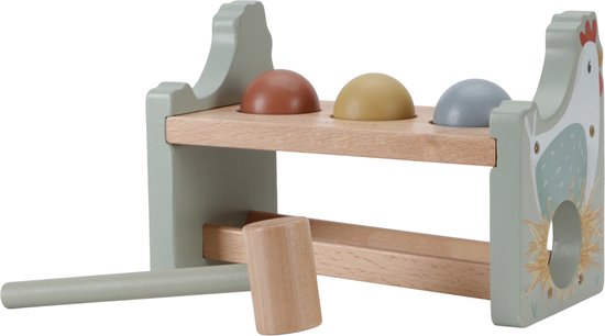 Little Dutch - Hamerbank met ballen FSC - Little Farm van Little Dutch