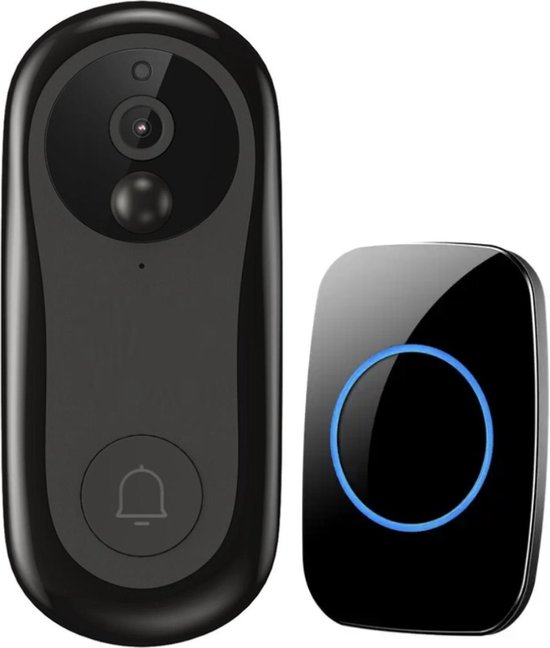 Living Needs Draadloze Deurbel – HD Video Deurbel – Deurbel met Camera - 1080P HD. van Living Needs