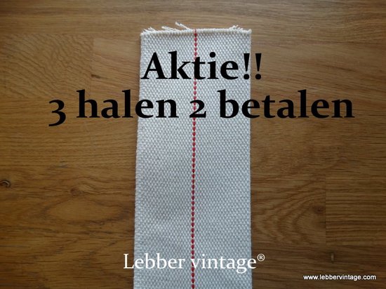Lont voor petroleumstel: 50 cm lang, 68 mm breed. Lebber vintage® van Lebber vintage®