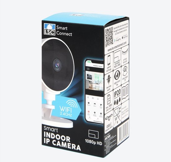 LSC Smart Connect indoor IP-camera - Camera - Binnencamera van Merkloos