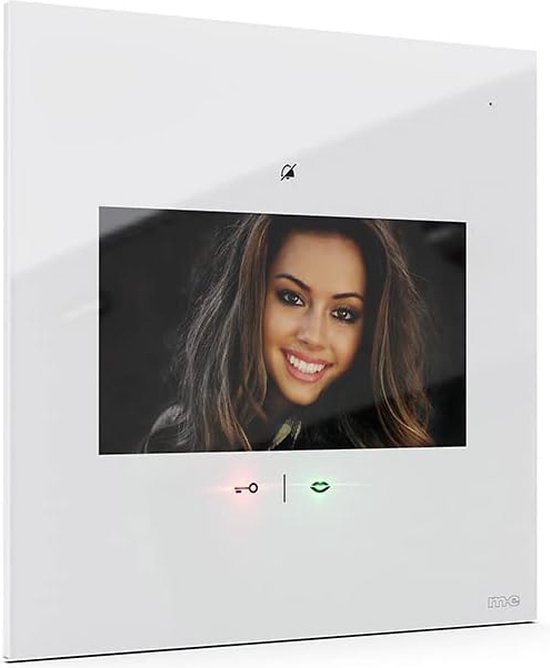 m-e VDV-1107 - 7 Inch Video-Binnenstation - IP & App-integratie - 1064 x 600 Resolutie van Merkloos