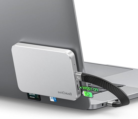 Magnetische Externe SSD - Draagbare Opslag - Bestanden Overzetten - Plug-and-play - 1 TB - Zwart