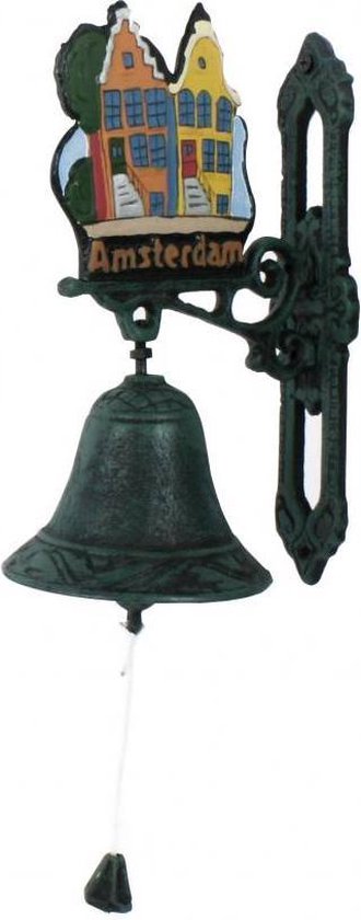 Matix - Deurbel - gietijzer - gevel Amsterdam - 22 cm