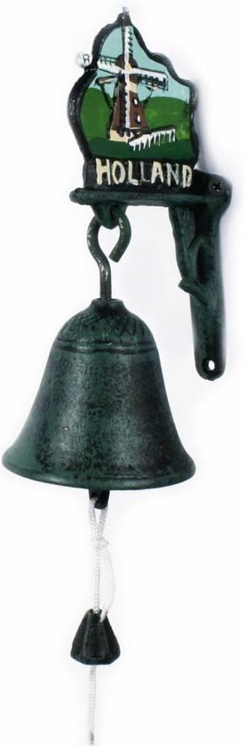 Matix - Deurbel - Gietijzer model molen - 17 cm