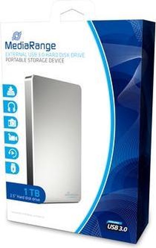 MediaRange Externe USB 3.0 harde schijf 1TB van Merkloos