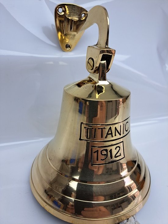 Messing scheepsbel JAV4P1750 uniek model TITANIC - deurbel - voordeurbel cafebel - bel
