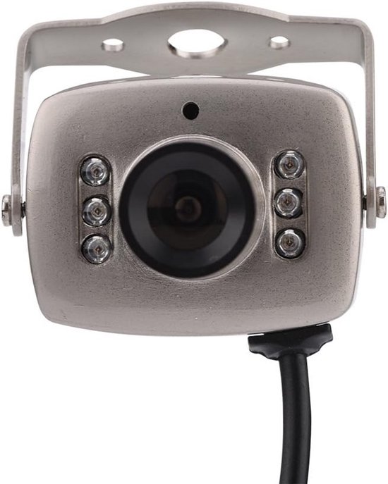 Mini Beveiligingscamera - CCTV Camera - Veiligheid Thuis - Nachtzicht Functie - 36x28x36 mm - Wit