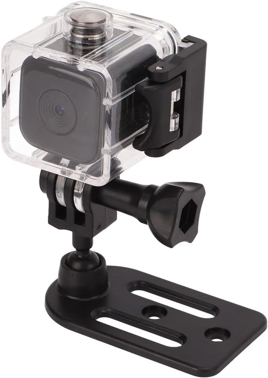 Mini Beveiligingscamera - Waterdichte Nachtcamera - Bewaking Huisdieren - 360 Graden Rotatie - 1080P HD - Zwart