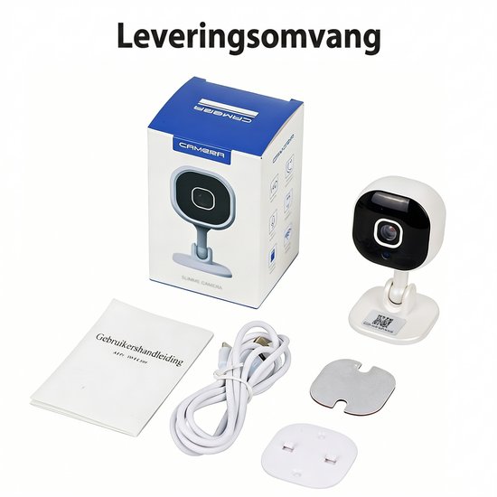 Mini Bewakingscamera met App - Draadloze WiFi Camera voor Thuis - Hundekamera mit App voor Huisdieren - Compacte Beveiligingscamera met Smartphone Bediening - Kleine Camera voor Huisbewaking en Dierenobservatie