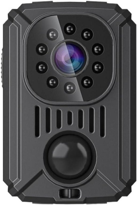 Mini Body Camera - Draagbare Recorder - Beveiliging Thuis - Bewegingsdetectie - 1080P HD - Zwart