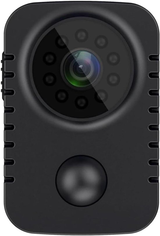 Mini Body Camera - Draagbare Recorder - Veiligheid Vastleggen - Bewegingsgevoelige Opname - 1080P HD - Zwart